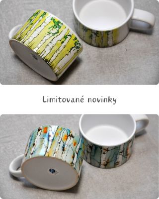 💚 Malá limitovaná novinka - hrnečky s motivem jarního a podzimního březového háje. Na e-shopu najdete od každého pouze 4...